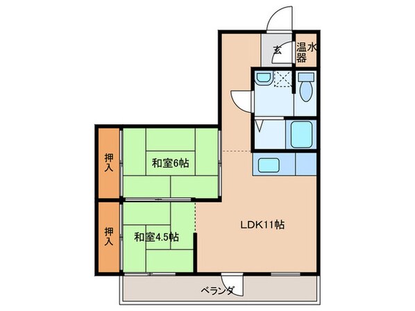 エヌ・シーココモ巽の物件間取画像